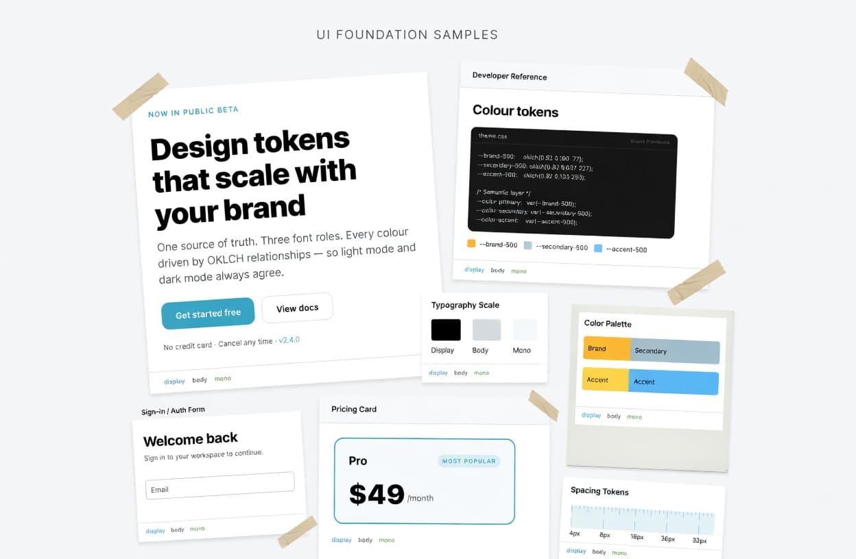 design foundation collage